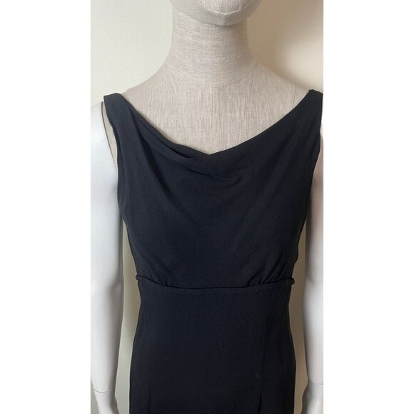 VINTAGE 40'S EDDIE MASTERS LBD LITTLE BLACK DRESS 2 - Picture 2 of 6